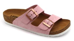 leon damen lederschuhe-4010-rosa