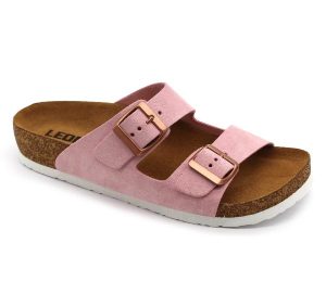 leon damen lederschuhe-4010-rosa