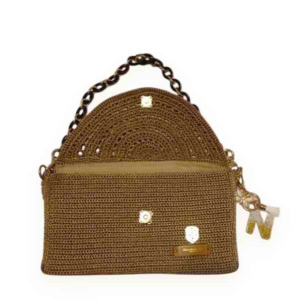 GOLDEN CHARM HANDGEHÄKELTE TASCHE - Image 2